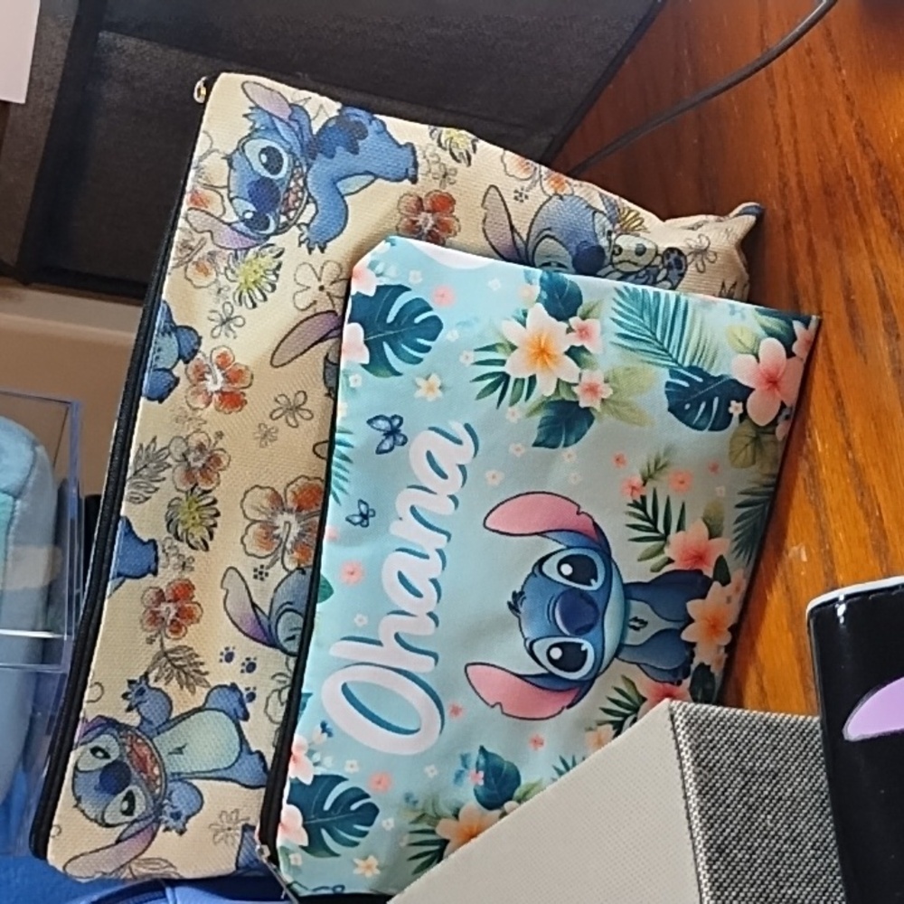 Stitch Canvas Makeup bags